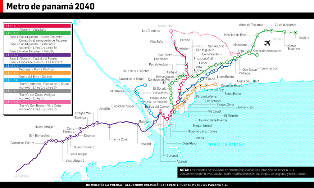 Here S The Latest On The Panama Metro Expansion Punta Pacifica