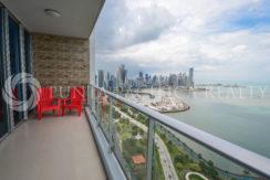 For Rent: FULL-VIEW OF THE PANAMA BAY | High-Floor 2-Bedroom Apartment at Destiny