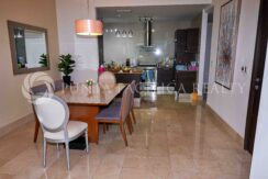 Dining room and kitchen