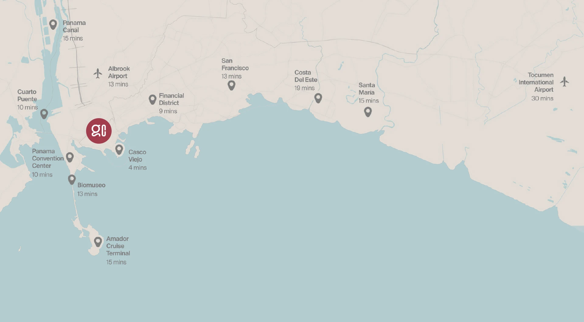 La centralamenities-map La centralamenities-map